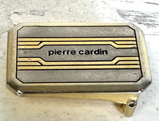 Vintage Men's Pierre Cardin Metal Belt Buckle Made in Italy