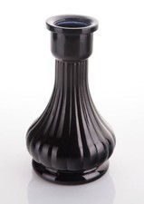 Nouveau vase de gini NOIR décoratif pour chicha narghilé pyramide MEDIUM 