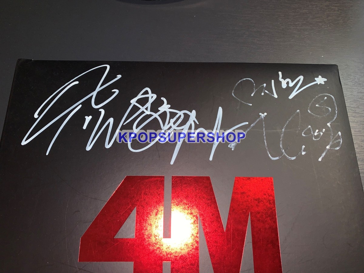 4Minute 7th Mini Album Act 7 Autographed Signed CD Photobook Promo 