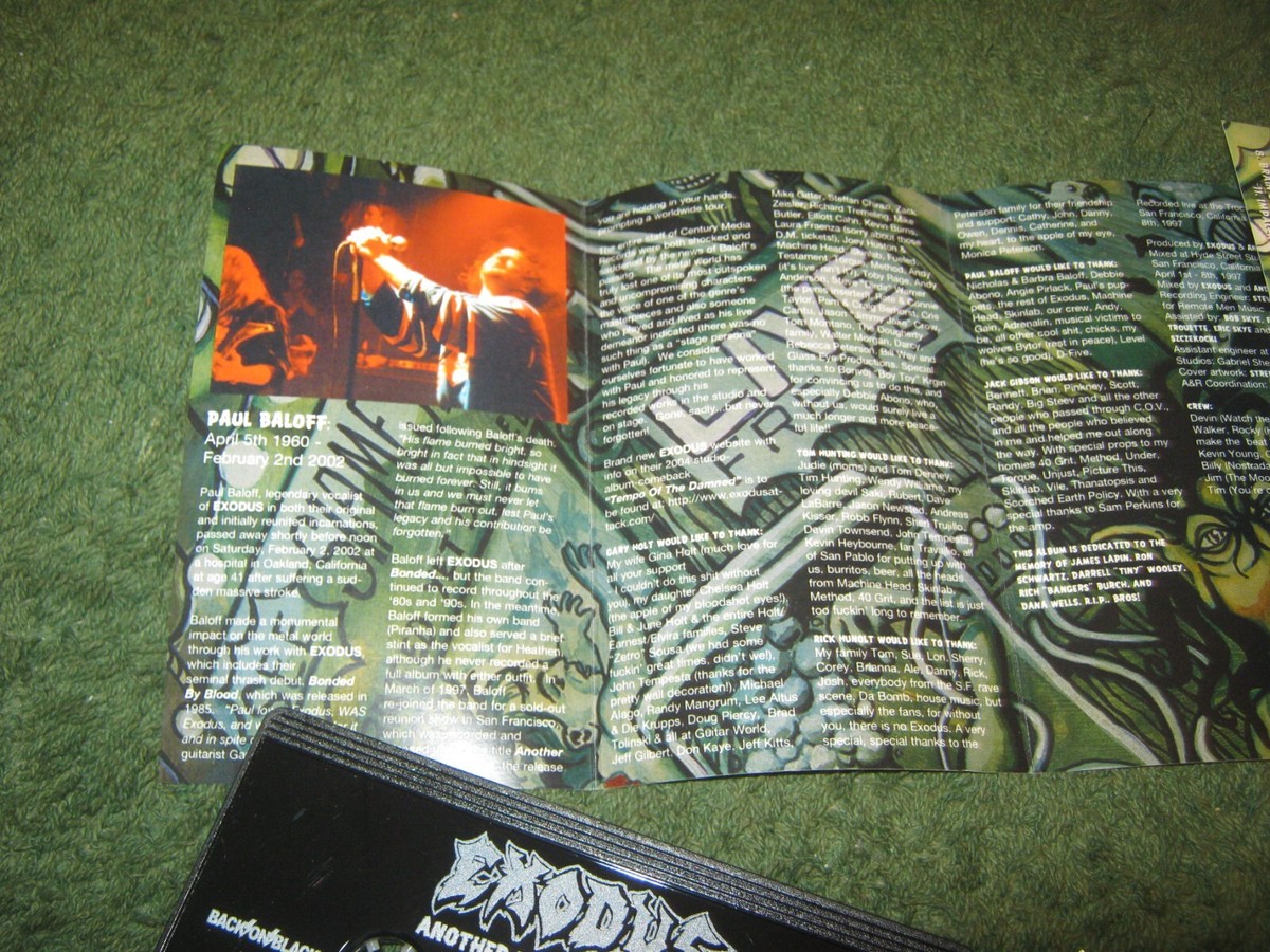 Exodus - Another Lesson In Violence (cassette) | eBay