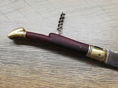VTG RARE FRENCH LAGUIOLE TRADITION LEONARD FOLDING POCKET KNIFE