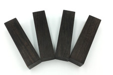 Africa Ebony Wood Knife Handle Material Scales Blanks 2 PIECES DIY Wood Material