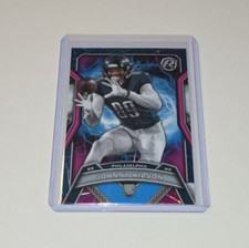 2025 Topps Resurgence NFL Johnny Wilson Sky Blue & Pink Shock Rookie Card #177