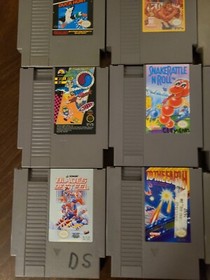 Nintendo NES Games Lot of 12 - Mario Bros, Loopz,3-D Worldrunner, Rad Racer 