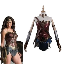 New Cosplay Wonder Woman Costume Diana Princess Dress Dawn of Justice Full Set