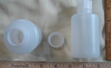 125ml  4oz Wheaton HDPE Plastic Bottle with Lid