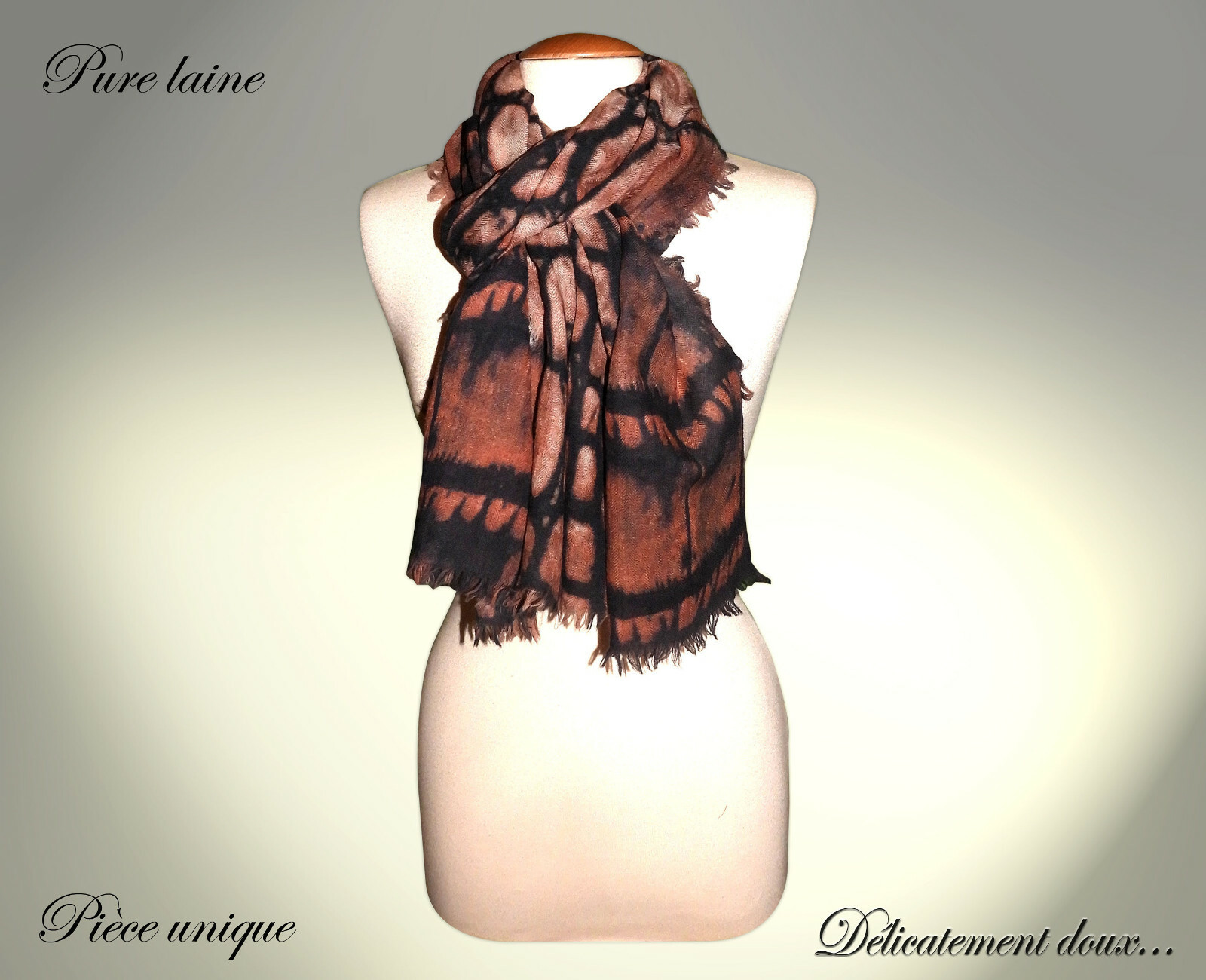 Étole 100% Laine à Carreaux Rouges Et Noirs – Modèle CH53, Douce Et Chaude, Accessoire D'hiver élégant