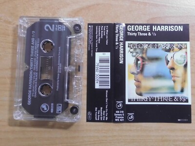 GEORGE HARRISON MC: THIRTY THREE & 1/3 (EUROPE; Dark Horse Records   456 319)
