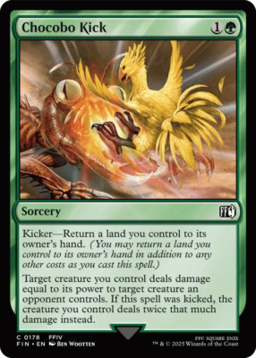 0178 Chocobo Kick FFIV FIN Final Fantasy MTG Card SHIPS NOW