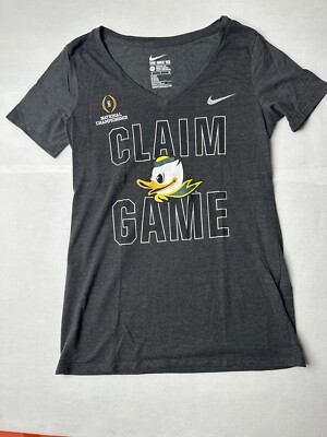 The Nike Tee Tri-blend Women Small Athletic Cut Oregon Ducks Team T-shirt Casual
