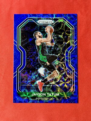 Jayson Tatum 2020-21 Prizm #119 Blue Choice Scope Prizm /49 *Ultra Rare SSP*