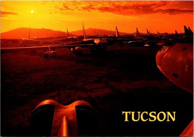 Tucson Arizona Strategic Arms Reduction Treaty B-52s Continental Postcard B068