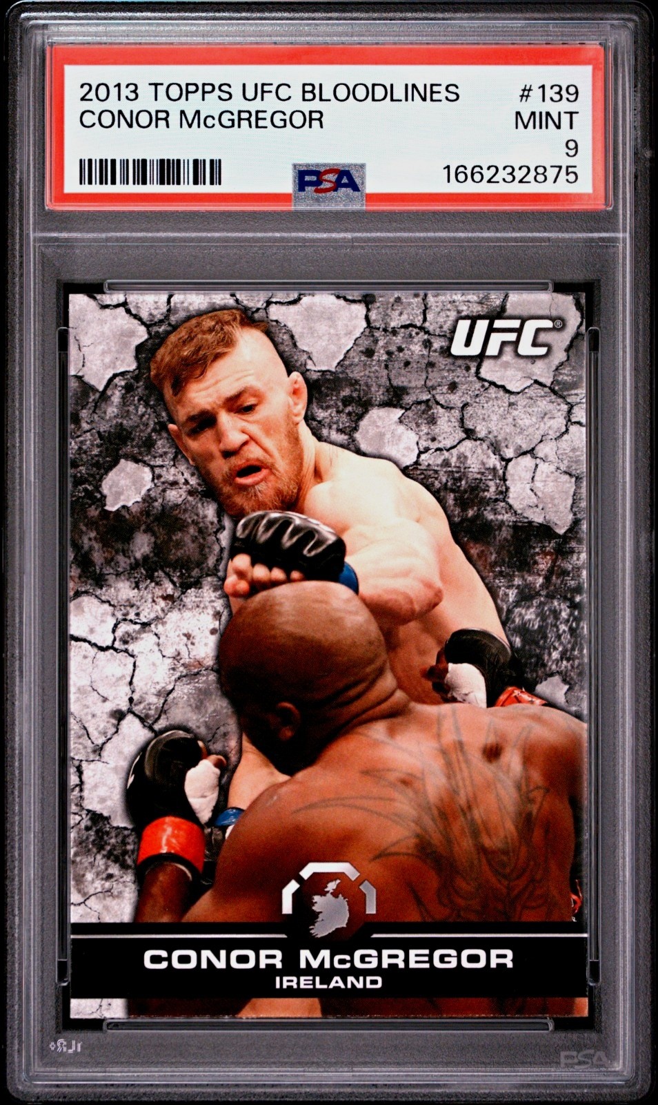 Topps 2013 UFC Bloodlines - Conor McGregor #139 Rookie PSA 9 New Cert Low Pop