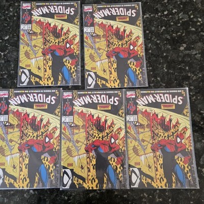 5 Copies Of Spider-Man #3 Marvel 1990 Key McFarlane Torment Part 3 Great Shape