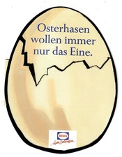 Werbeheft in Ei-Form Beeck Feinkost mit Rezepten Ostern