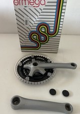 GUARNITURA MTB Grigia NERA OFMEGA CITY BIKE  Denti 46x38x28.