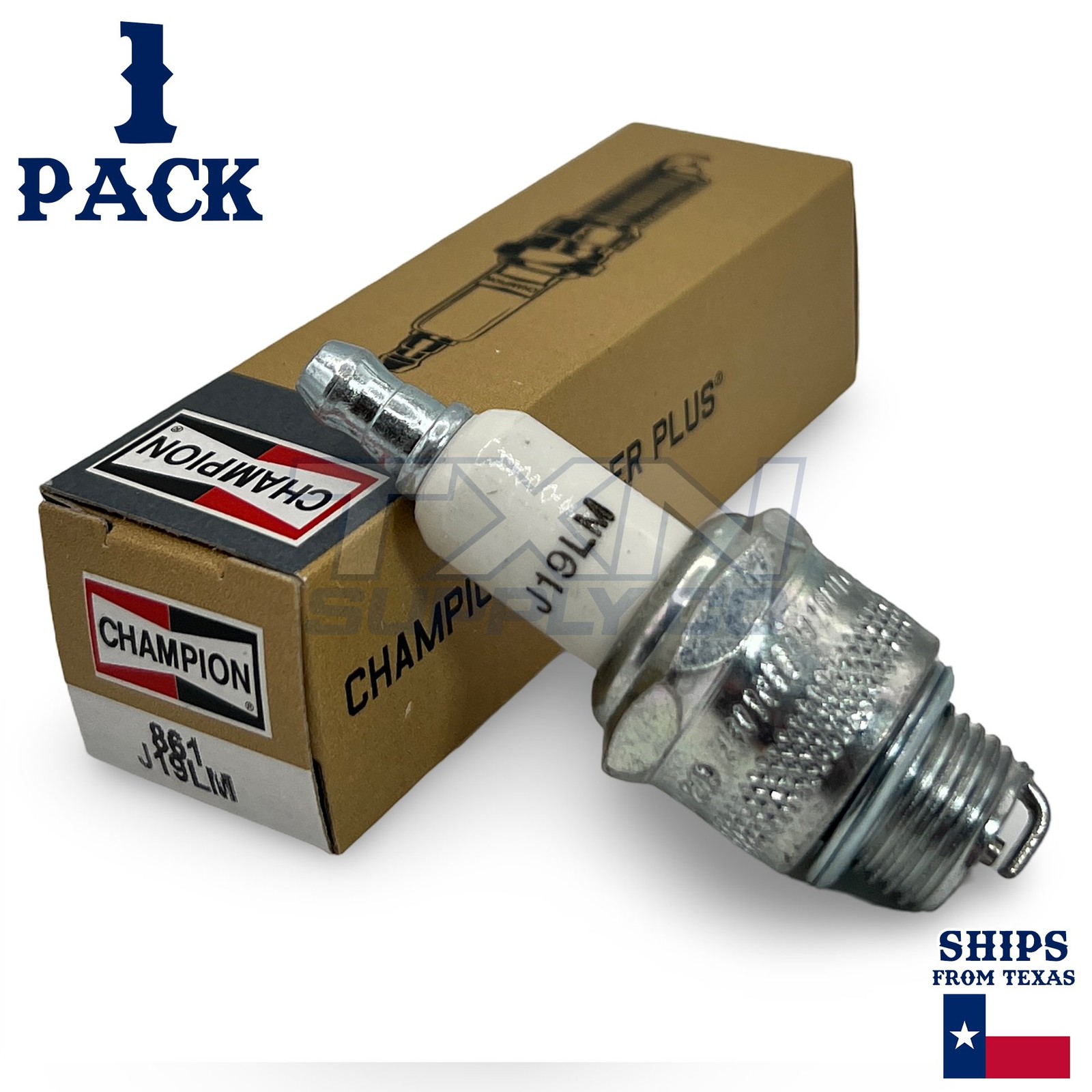 1 Pack Champion Spark Plug - For Toro 521 Snow Blower