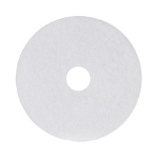 Boardwalk 4017WHI 17 in. Diameter Polishing Floor Pads - White (5/Carton) New