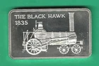 THE BLACK HAWK 1835   .999 SILVER ART BAR