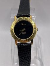 Vintage Reliance by Croton Women's Quartz Watch Leather Band 25mm- New Battery