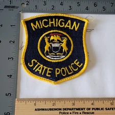 LE9b1 Police patch Michigan State Used MSP