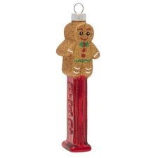 Kat + Annie - Gingerbread Man PEZ Dispenser Ornament - 84327