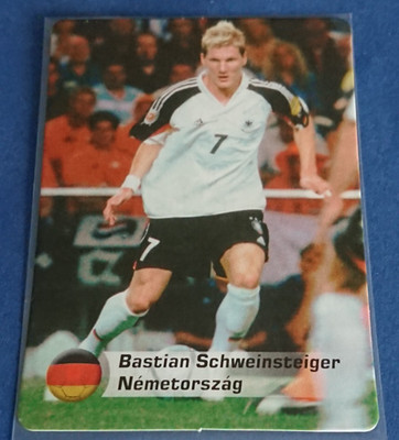 Bastian Schweinsteiger Rookie Card RC - Foci Euro 2004 Kartya Hungarian Edition