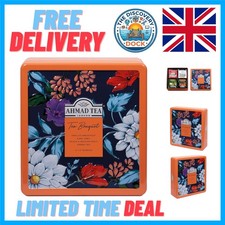 Caffeine Boost - 32 Caffeinated Tea Saches in Stylish Tin - Ideal Gift Choice