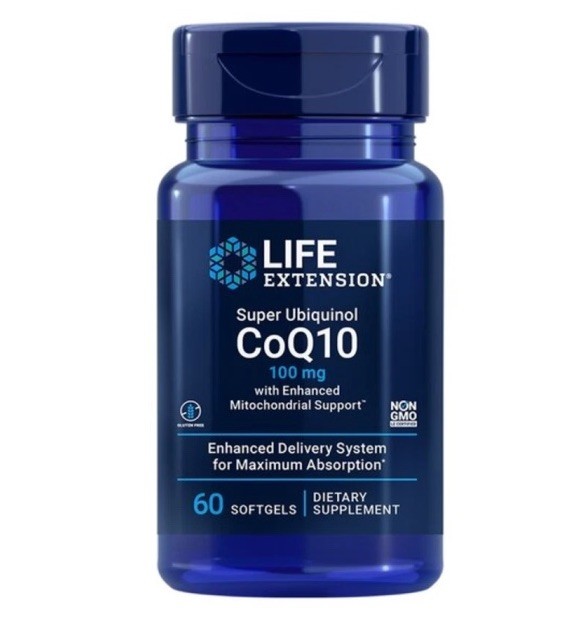 Life Extension Super Ubiquinol CoQ10 with Enhanced Mitochondrial Support 100mg