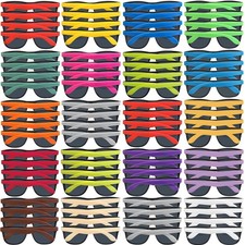 72 Pack Bulk Sunglasses Party Favors,18 Colors Neon Party Sunglasses in bulk ...
