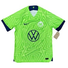 Nike Vfl Wolfsburg Stadium Home Green Soccer Jersey Size Medium Dm1850-300 Nike Vfl Wolfsburg Stadium Home Green Soccer Jersey Size Medium Dm1850-300