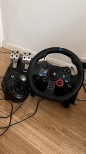 Logitech G29 Racing Steering Wheel with Pedals and Gear Stick PC/PS5 Compatible