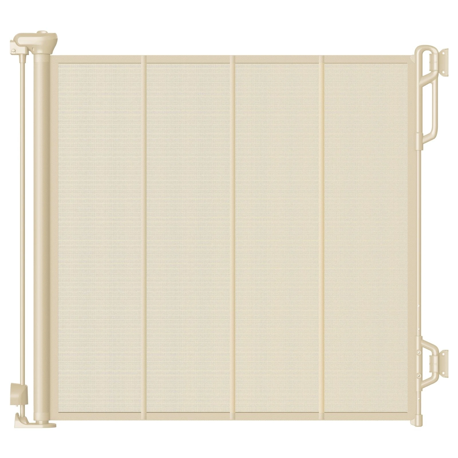 Reinforced Retractable Baby Gate or Mesh Dog Gate,Easy to Use for Stairs, Doo...