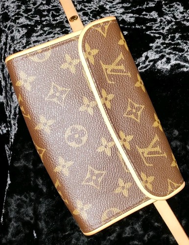 Auth💥Vint💥Louis Vuitton M51855 Pochette Florentine Monogram Belt/Body Bag Sz M