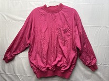 Vtg 90  s Jacket Janeve Pinl Women  s Track Suit Windbreaker Sweater Jacket Sz L