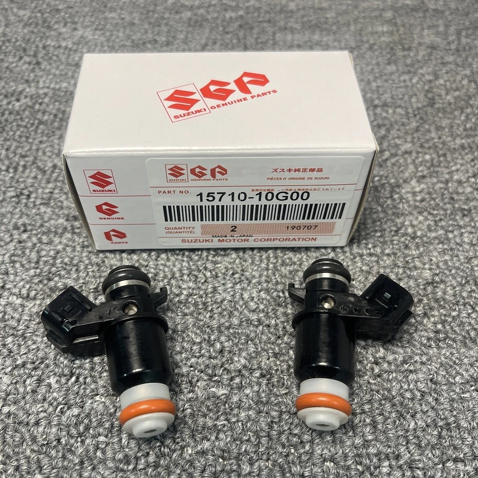 2Pcs Fuel Injector 15710-10G00 For Suzuki GSX-R1000 GSXR1000 2003 2004 2005 2006 - Image 3 of 4