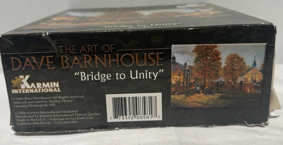The Art of Dave Barnhouse Bridge to Unity 1000 Piece Puzzle - Image 2 of 3