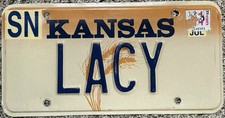 Kansas Vanity License Pl8: Lacy, Material, Lingerie, Victoria&rsquo;s Secret, Panty