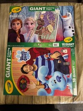 Crayola Giant Coloring Book Featuring Blue's Clues Frozen, Ages 3 , 18 Pages