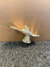 Topper Trofeo Motoscafo Fuoribordo Metallo Dorato