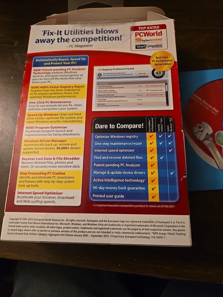 NUEVO software profesional Fix-It Utilities - licencia de 5 PC de Avanquest (2015) Foto 4 de 4