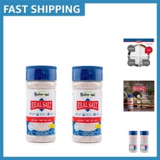 Gluten-Free Natural Sea Salt 10 Ounce Shakers, Pack of 2 for Gourmet Cooking
