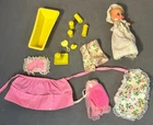1974 Barbie Baby Sitter Set Sears, with Baby & accessories Vintage 70's