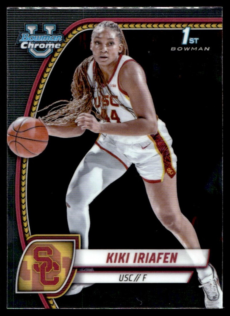 2024-25 Bowman Chrome U Kiki Iriafen Rookie #47