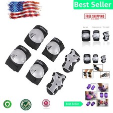 Durable Kids Knee, Elbow Pads Wrist Guards Set - Perfect for Young Adventurers