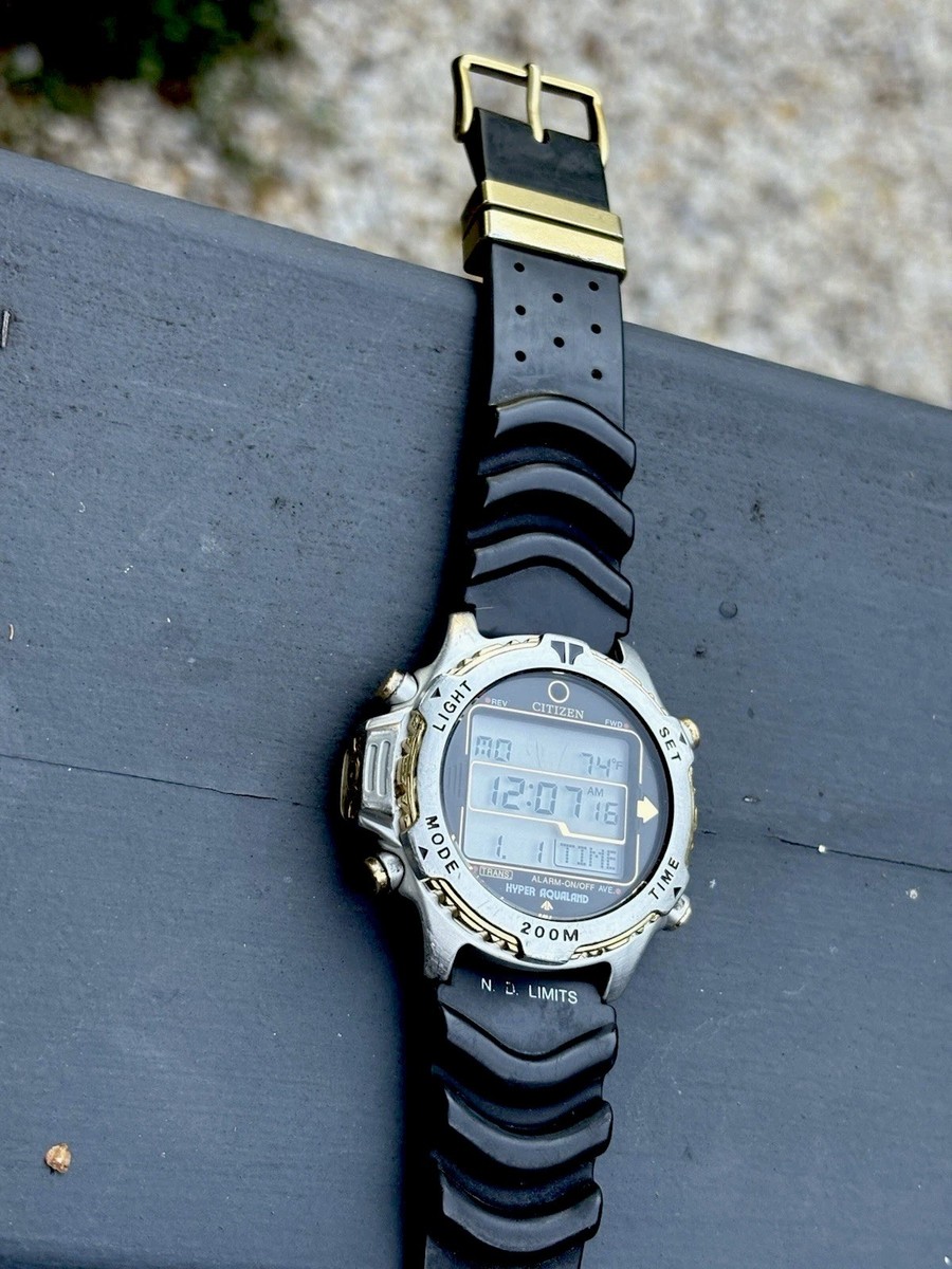 蓮人　オーダー品② Vtg Citizen HYPER Aqualand 200m Promaster Watch D208-089839 Fresh