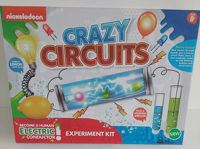 Nickelodeon Crazy Circuits Experimentierset. Geöffnet aber nie benutzt.