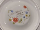 4 NEW Saucer Plate Just Flowers Mikasa A4182 Orange Flowers Japan Bone China — photo 7