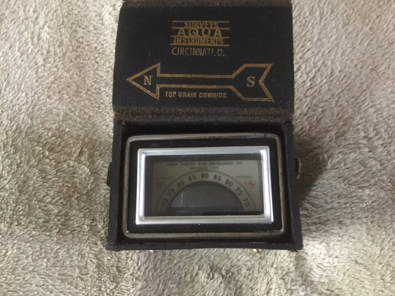 Vintage Aqua Survey and Instrument Company Magnetic Utility Locater Water Meter