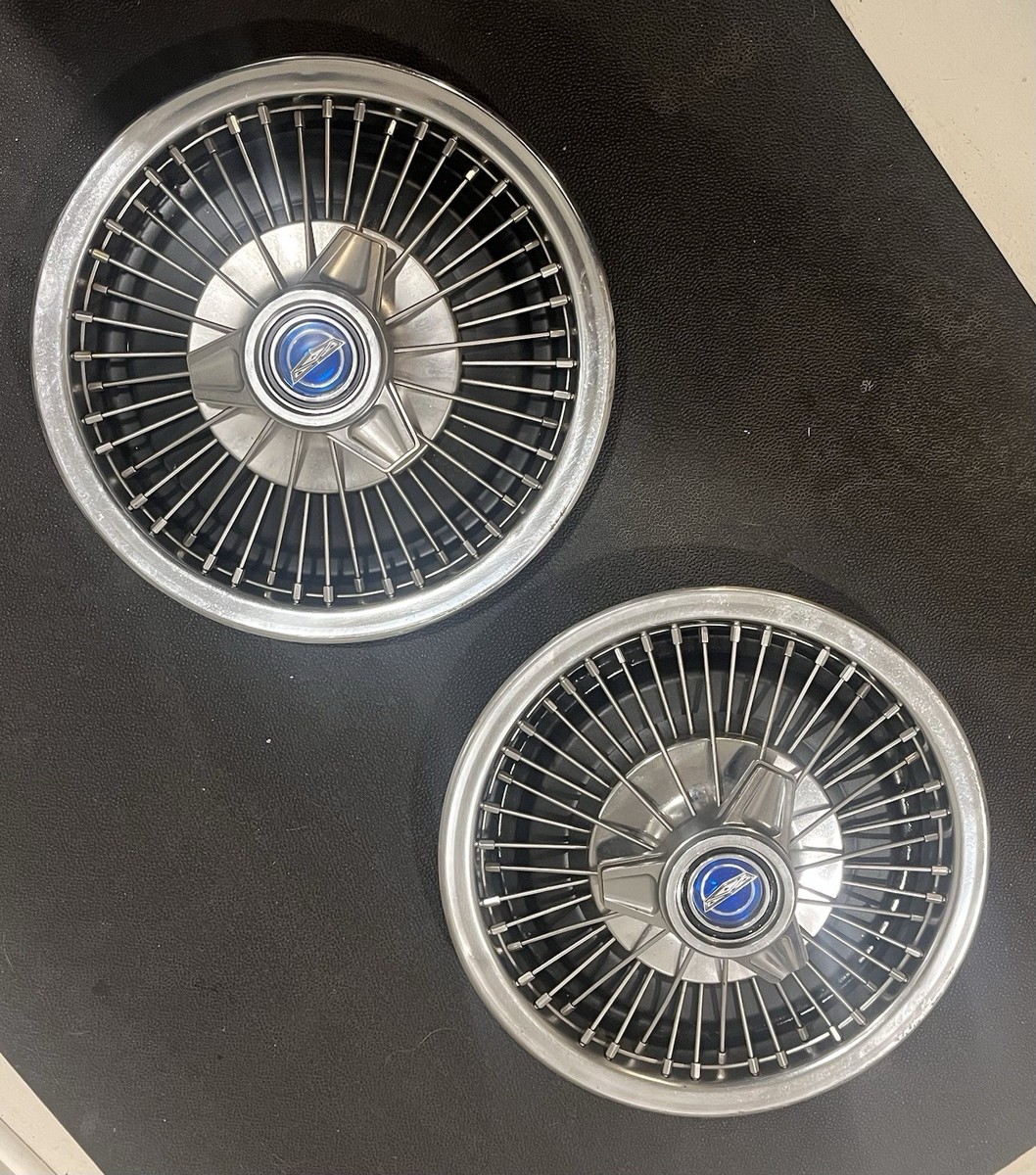 66-'67 Mustang Wire Wheel Covers Featuring 3-bar Spinners, 15” | eBay